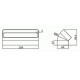Kolano pionowe 45 stopni • Supertuba 204x60 • VENTS • PROFESJONALNA WYSYŁKA