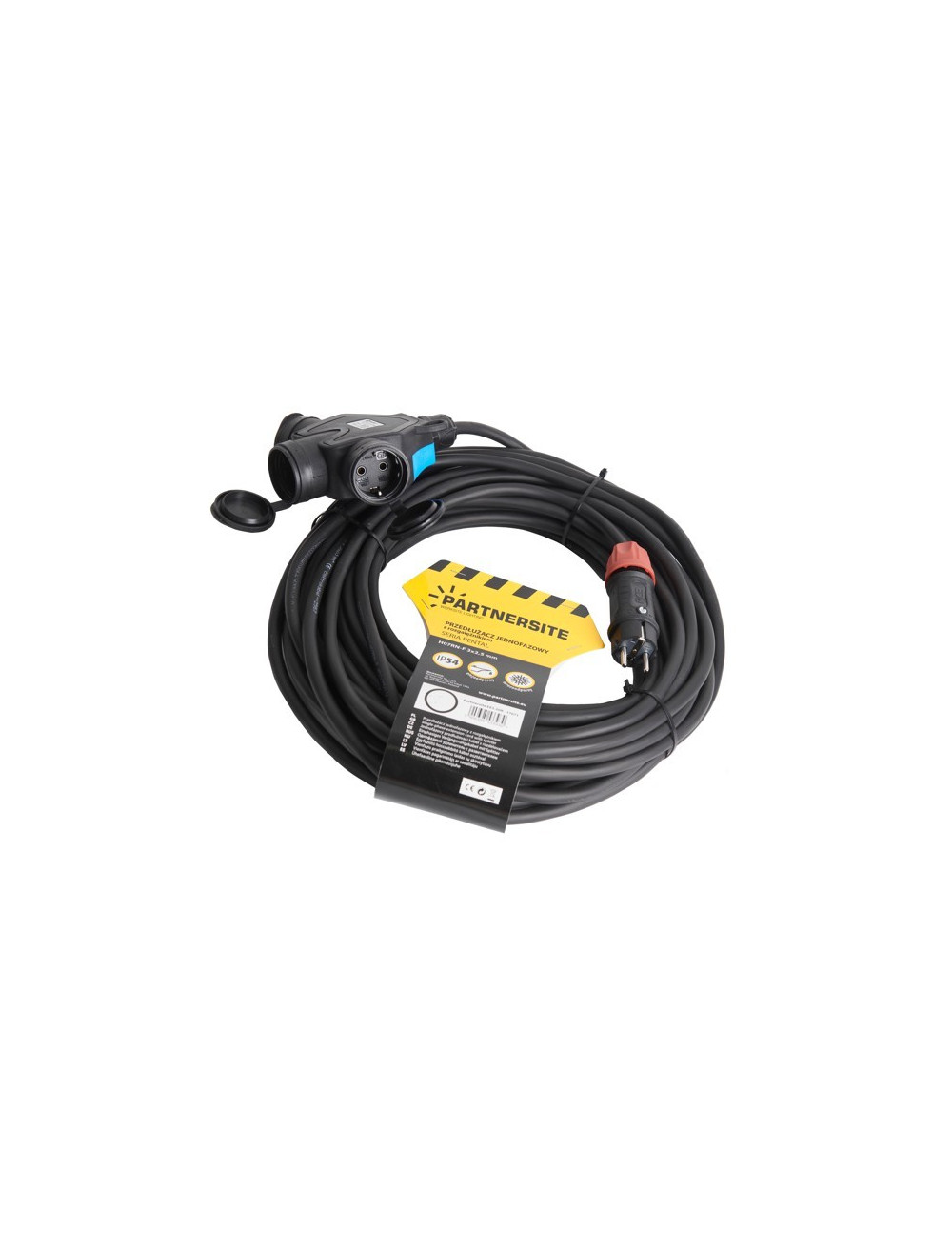 Przedłużacz EES 20R jednofazowy z rozgałęźnikiem