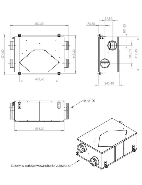 Rekuperator HEKO 250